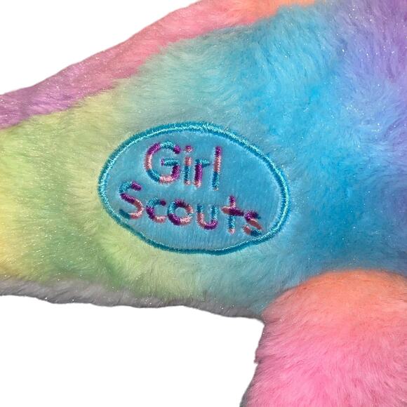Official Girl Scouts Narwhal Plush Whale 13" Magical Rainbow Sea Animal Toy Gift - Picture 3 of 12